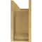 Ekena Millwork 12"W x 36"D x 24"H Classic Sheridan Rough Cedar Woodgrain TimberThane Corbel, Primed Tan CORUR12X36X24SHERCPR - alternate 3